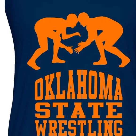 Oklahoma State Wrestling Ladies Essential Flowy Tank