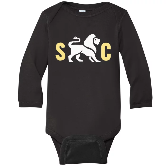 Orlando Soccer With Lion Sc Baby Long Sleeve Bodysuit