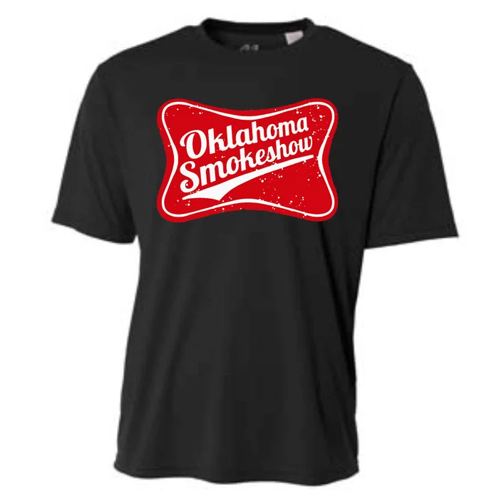 Oklahoma Smokeshow Western Country Music Cowboy Cooling Performance Crew T-Shirt