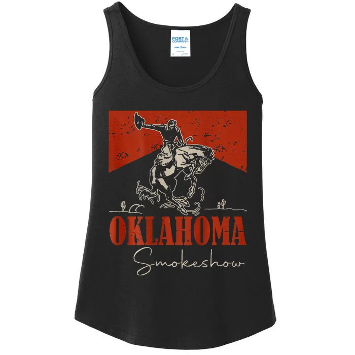 Oklahoma Smokeshow Western Rodeo Ladies Essential Tank