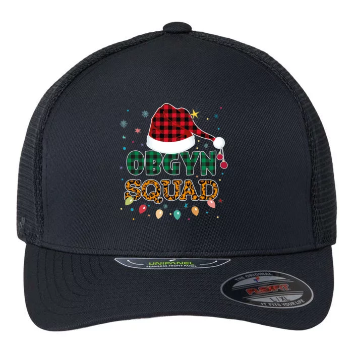 Obgyn Squad Xmas Santa Ob Gyn Nurse Matching Meaningful Gift Flexfit Unipanel Trucker Cap