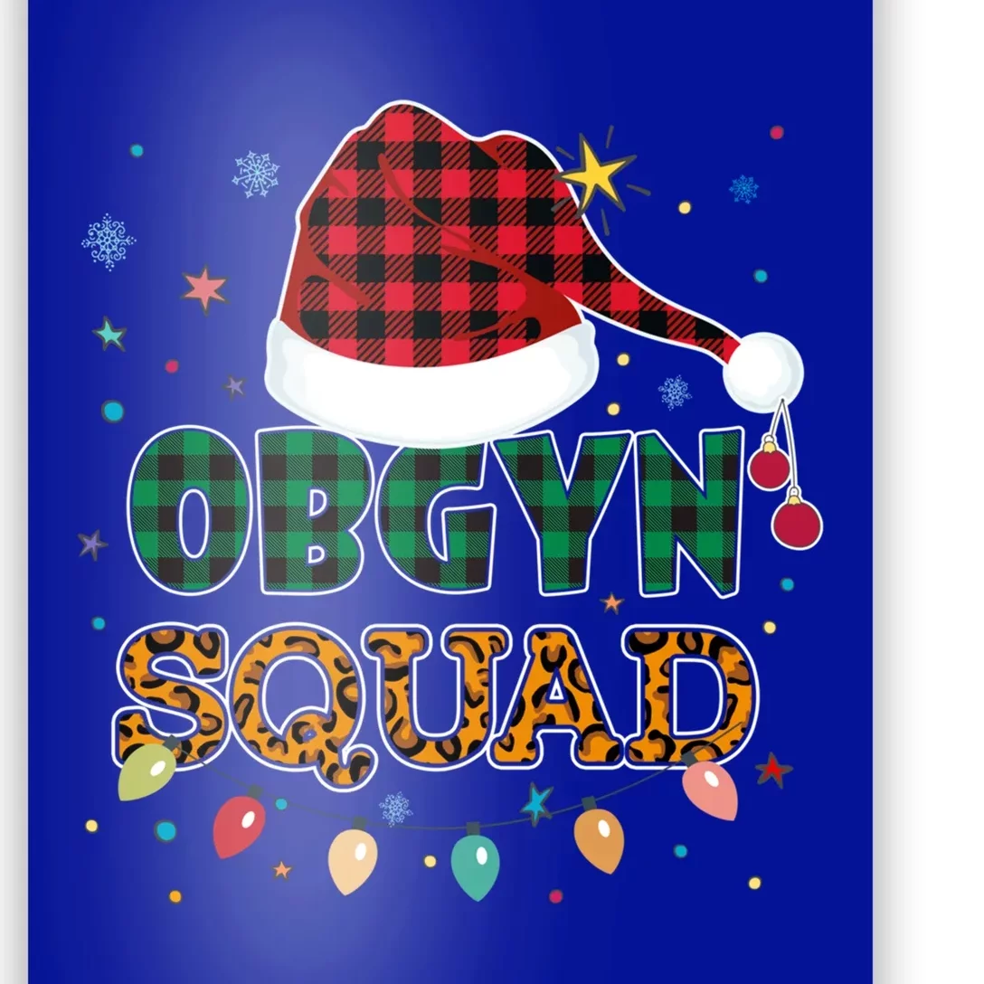 Obgyn Squad Xmas Santa Ob Gyn Nurse Matching Meaningful Gift Poster