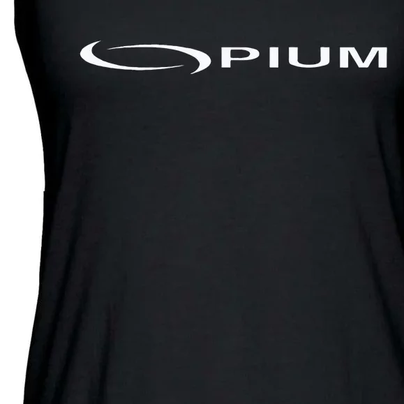 Opium Text 00pium Rage Music Rock Rap Hip Hop Trap Rockstars Ladies Essential Flowy Tank