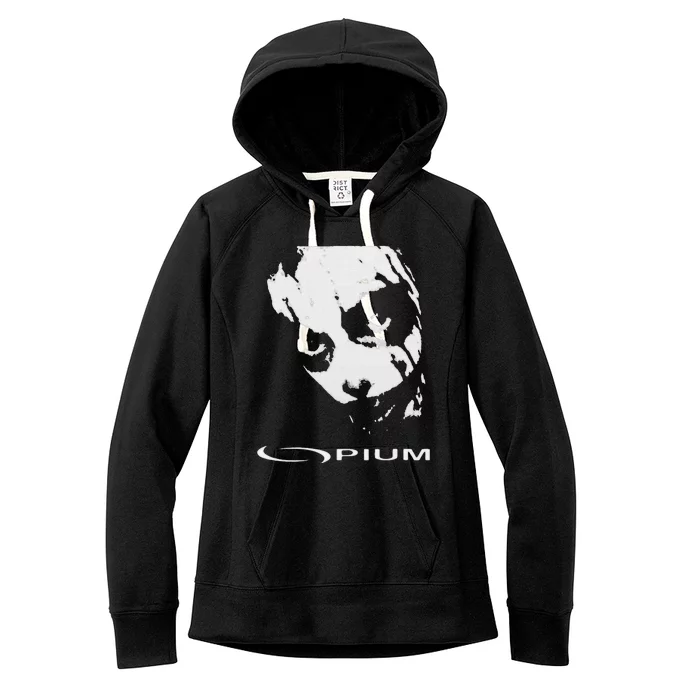 Opium Text 00pium Rage Music Rock Rap Hip Hop Trap Rockstars Women's Fleece Hoodie