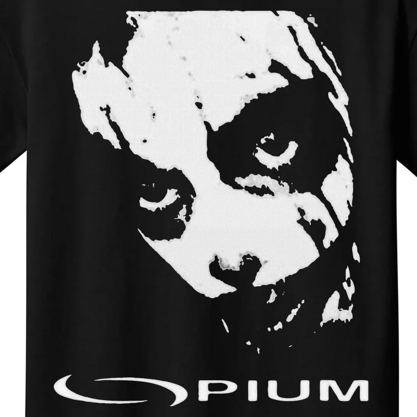 Opium Text 00pium Rage Music Rock Rap Hip Hop Trap Rockstars Kids T-Shirt