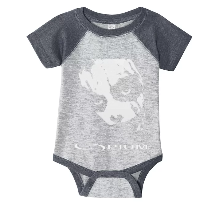 Opium Text 00pium Rage Music Rock Rap Hip Hop Trap Rockstars Infant Baby Jersey Bodysuit