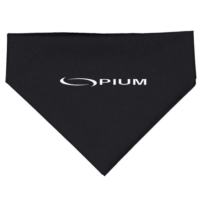 Opium Text 00pium Rage Music Rock Rap Hip Hop USA-Made Doggie Bandana