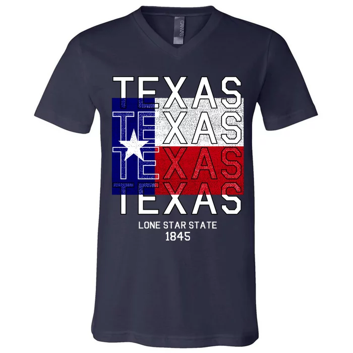 Original Texas 1845 Logo V-Neck T-Shirt