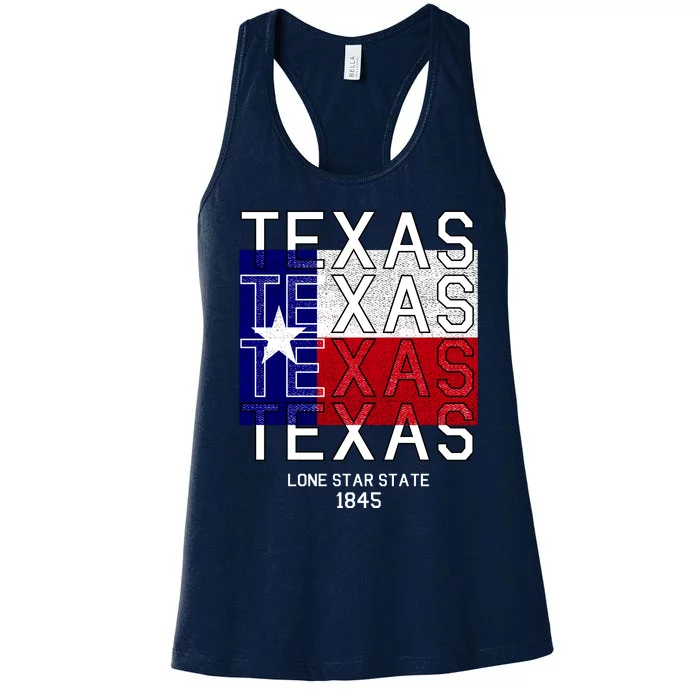 Original Texas 1845 Logo Women's Racerback Tank