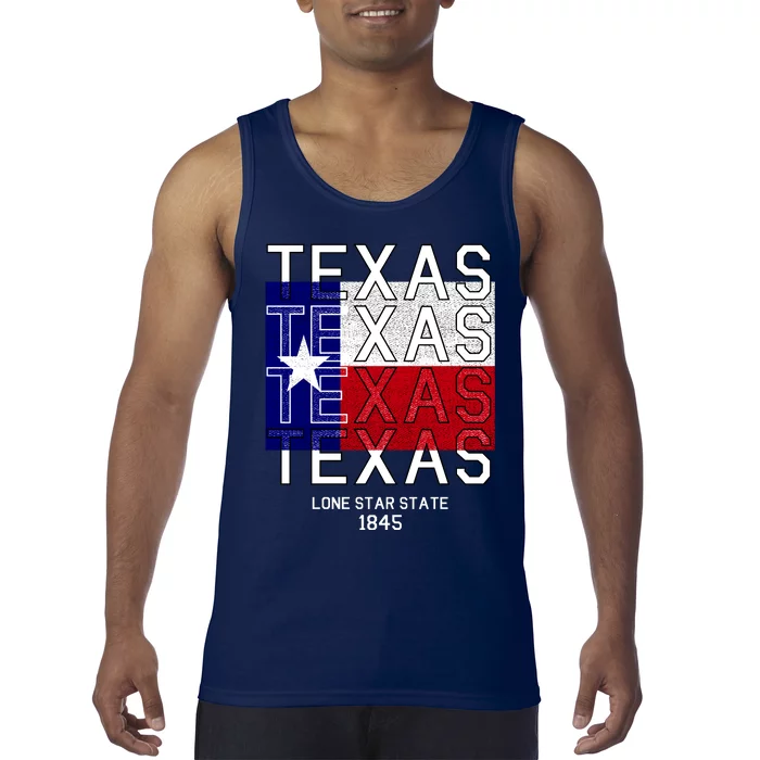 Original Texas 1845 Logo Tank Top