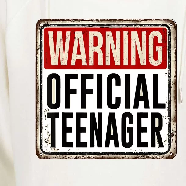 OOfficial Teenager 13th Birthday Gift 13 Year Old Womens Funnel Neck Pullover Hood