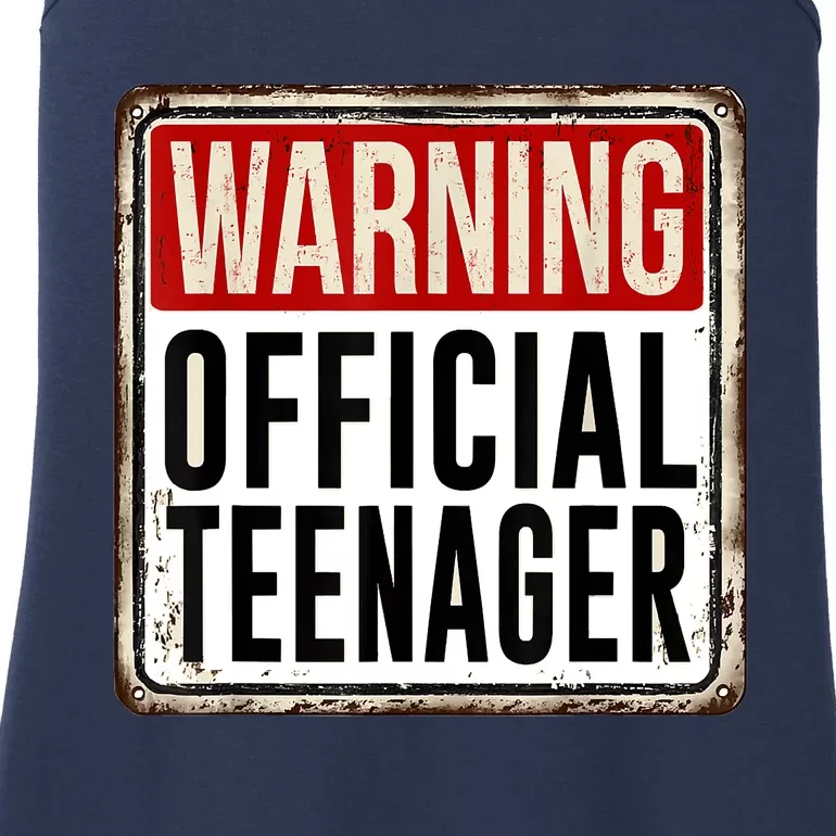 OOfficial Teenager 13th Birthday Gift 13 Year Old Ladies Essential Tank