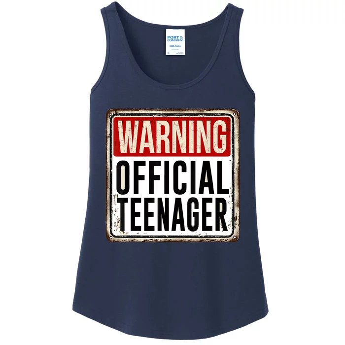 OOfficial Teenager 13th Birthday Gift 13 Year Old Ladies Essential Tank