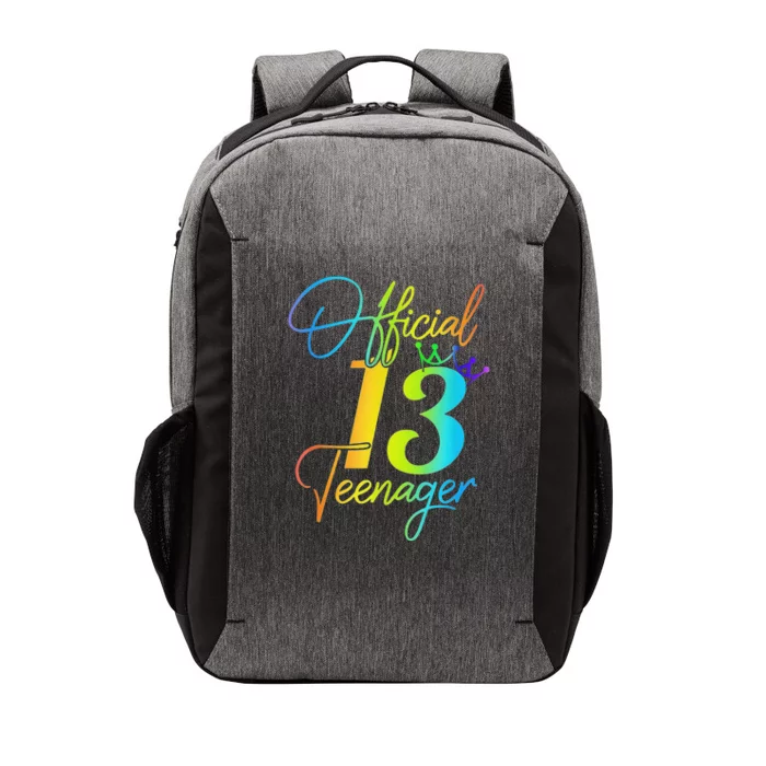 Office Teenager 13 Years Old 13th Birthday Gifts Vector Backpack