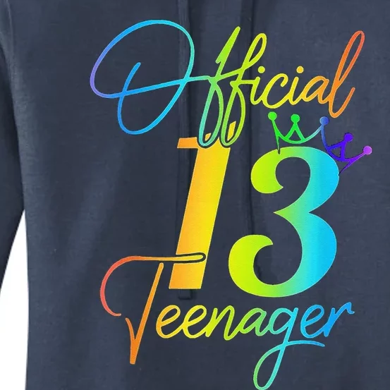 Office Teenager 13 Years Old 13th Birthday Gifts Women's Pullover Hoodie