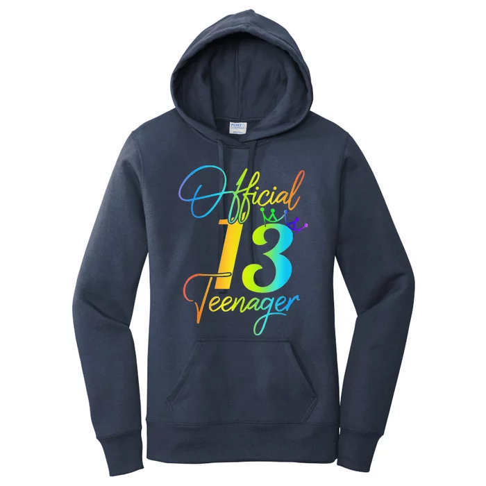 Office Teenager 13 Years Old 13th Birthday Gifts Women's Pullover Hoodie