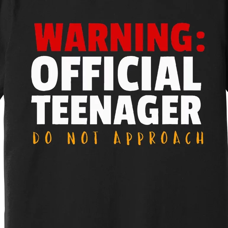 O.fficial Teenager 13th Birthday Celebration Premium T-Shirt