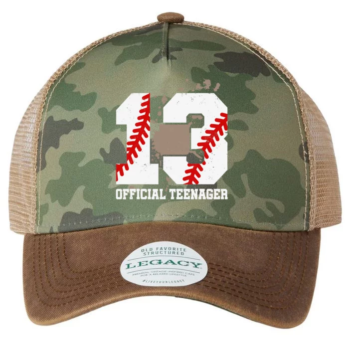 Official Teenager 13th Birthday Baseball 13 Years Old Legacy Tie Dye Trucker Hat