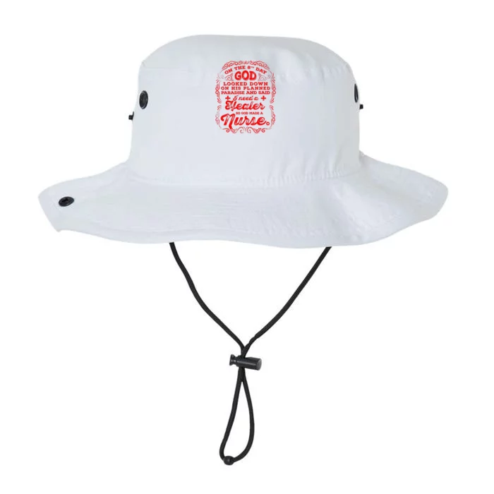 On The 8th Day God Made A Nurse, Nurses Week Legacy Cool Fit Booney Bucket Hat