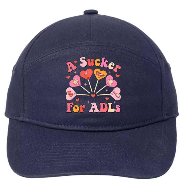 Occupational Therapy A Sucker For Adls 7-Panel Snapback Hat