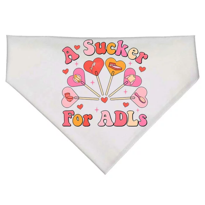 Occupational Therapy A Sucker For Adls USA-Made Doggie Bandana