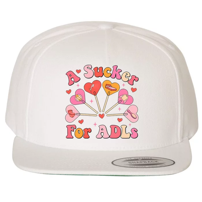 Occupational Therapy A Sucker For Adls Wool Snapback Cap