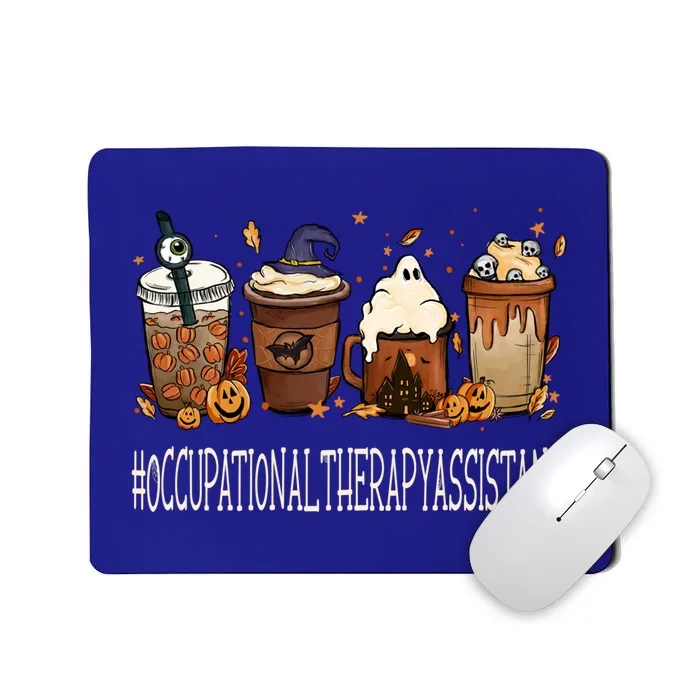 Occupational Therapy Assistant Horror Fall Coffee Halloween Gift Mousepad