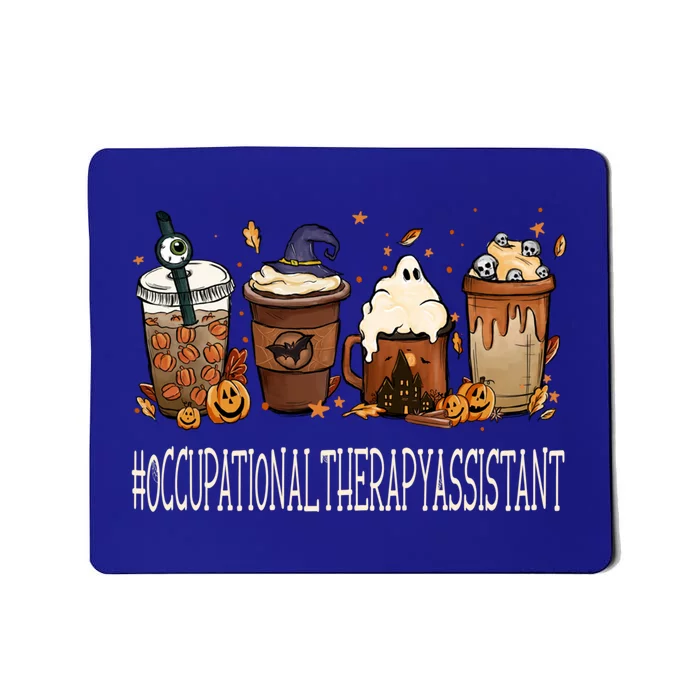 Occupational Therapy Assistant Horror Fall Coffee Halloween Gift Mousepad