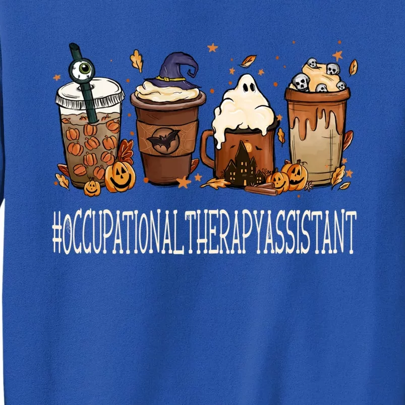 Occupational Therapy Assistant Horror Fall Coffee Halloween Gift Tall Sweatshirt