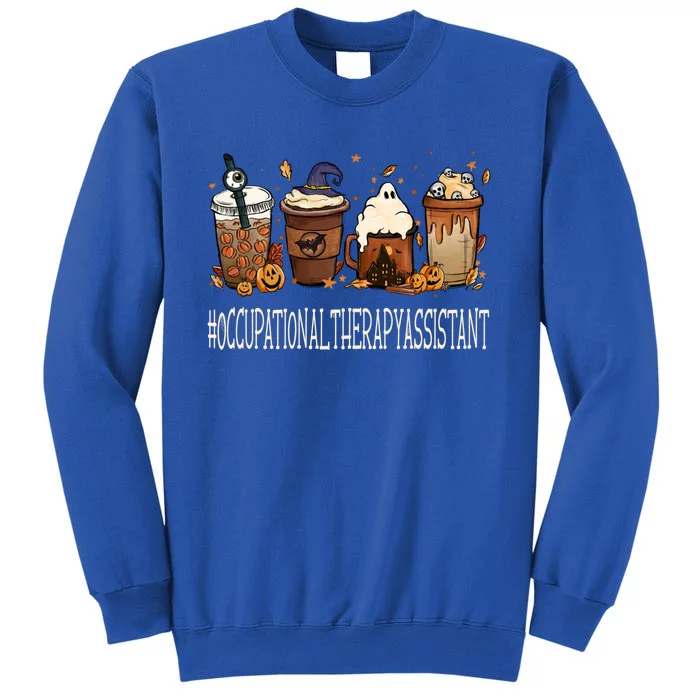 Occupational Therapy Assistant Horror Fall Coffee Halloween Gift Tall Sweatshirt