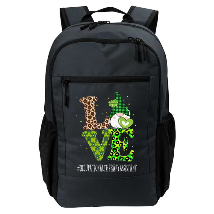 Occupational Therapy Assistant Love St Patricks Day Gnome Daily Commute Backpack