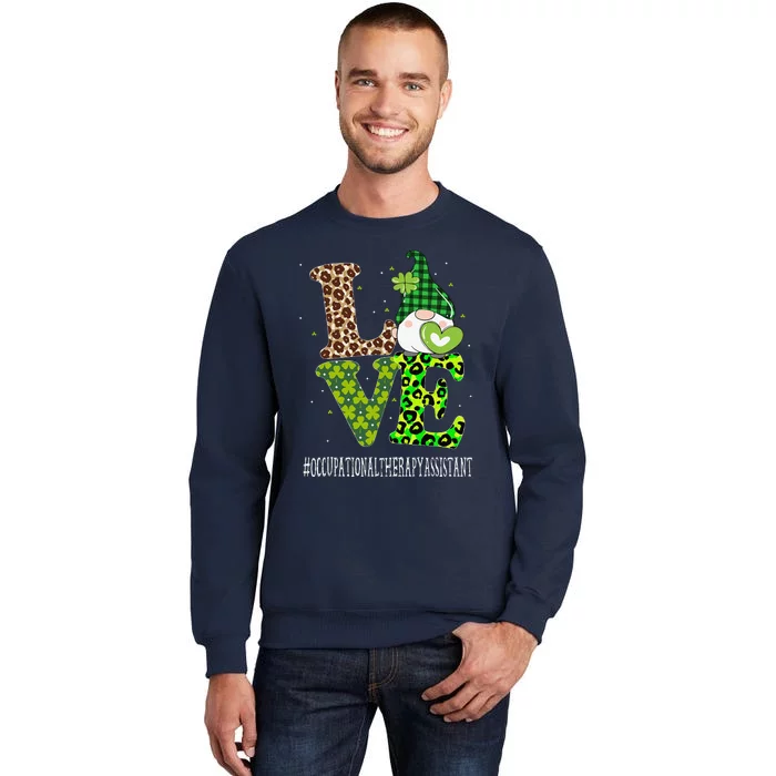 Occupational Therapy Assistant Love St Patricks Day Gnome Sweatshirt