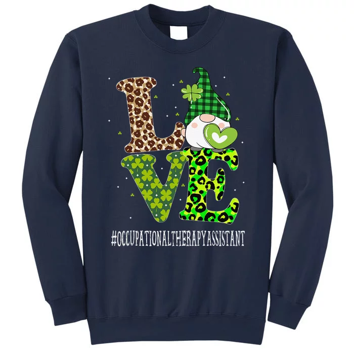 Occupational Therapy Assistant Love St Patricks Day Gnome Sweatshirt