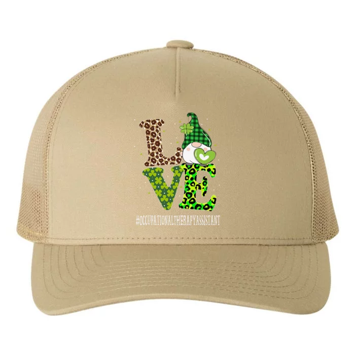 Occupational Therapy Assistant Love St Patricks Day Gnome Yupoong Adult 5-Panel Trucker Hat