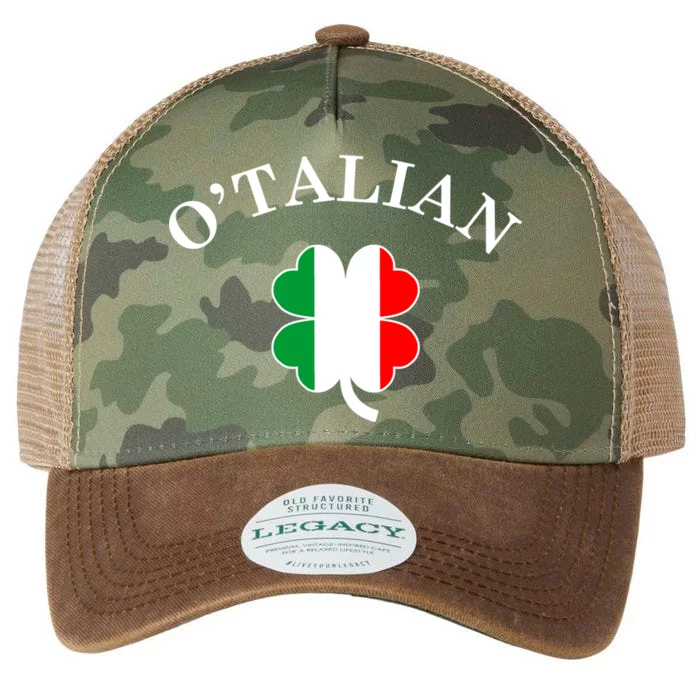 O'Talian Italian Irish Shamrock St. Patrick's Day Legacy Tie Dye Trucker Hat