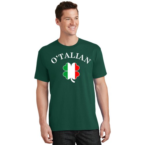 O'Talian Italian Irish Shamrock St. Patrick's Day T-Shirt