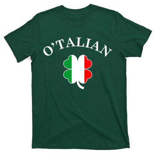 O'Talian Italian Irish Shamrock St. Patrick's Day T-Shirt