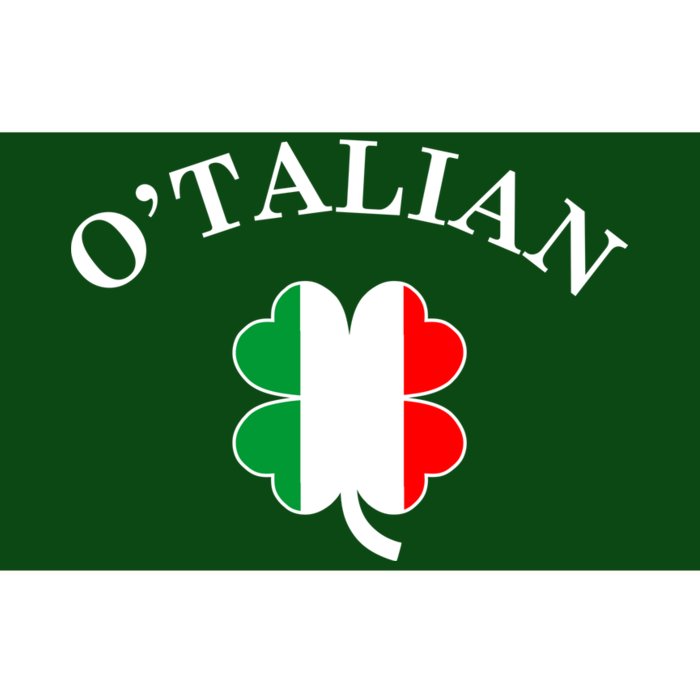 O'Talian Italian Irish Shamrock St. Patrick's Day Bumper Sticker