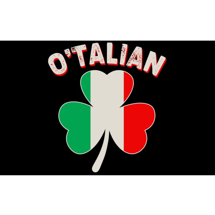 O'Talian St Patrick's Day Italian Shamrock Flag Bumper Sticker