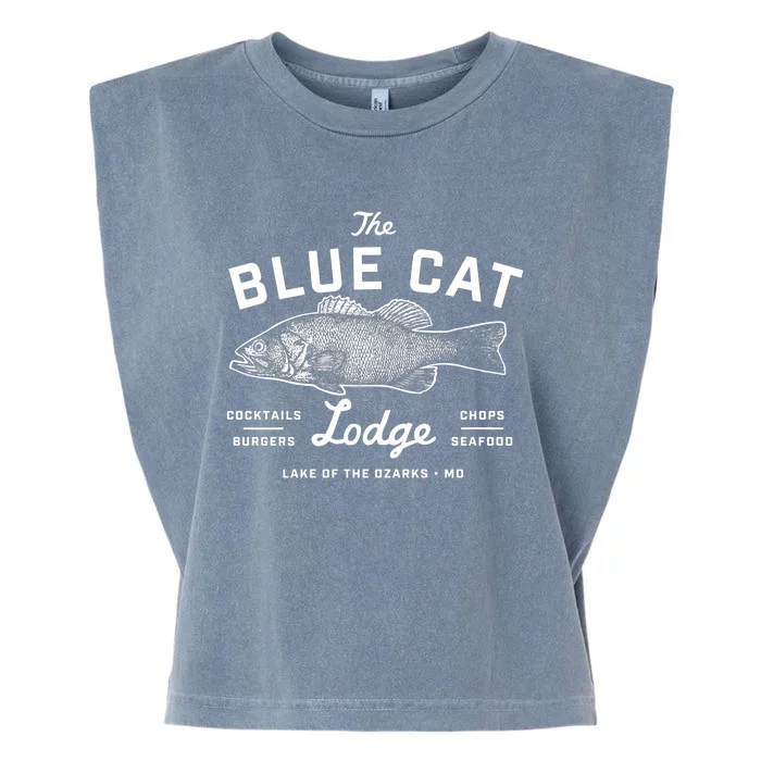 Ozark The Blue Cat Lodge Missouri Garment-Dyed Women's Muscle Tee