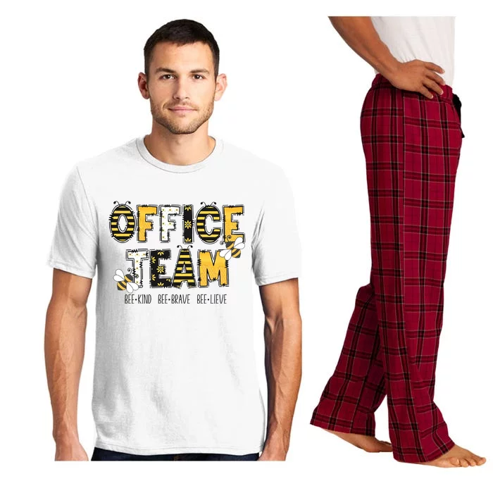 Office Team Bee Kind Brave Believe Pajama Set