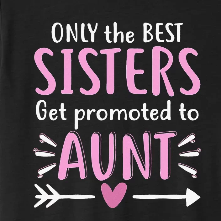 Only The Best Sisters Get Promoted To Aunt Mother's Day ChromaSoft Performance T-Shirt