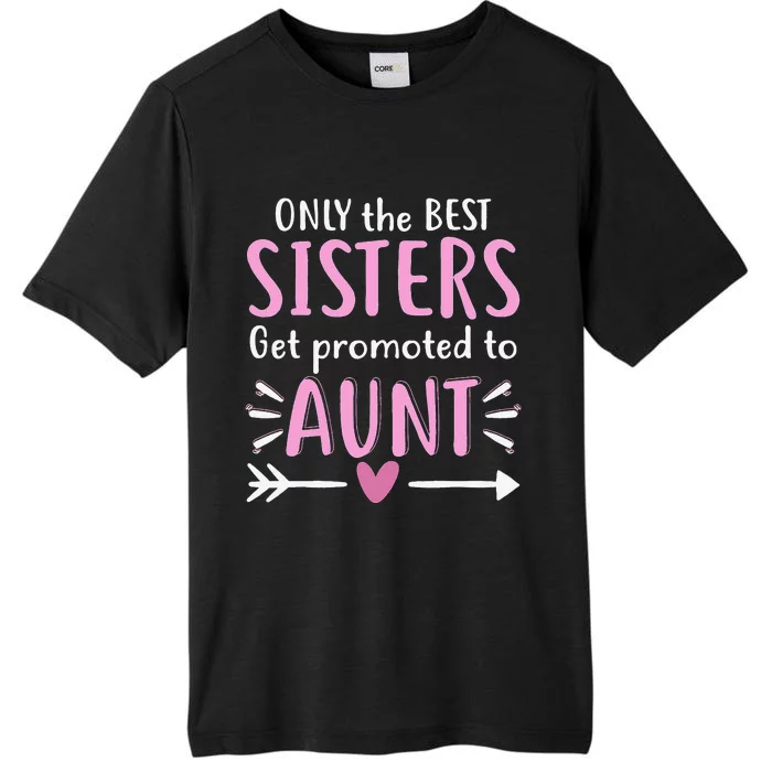 Only The Best Sisters Get Promoted To Aunt Mother's Day ChromaSoft Performance T-Shirt