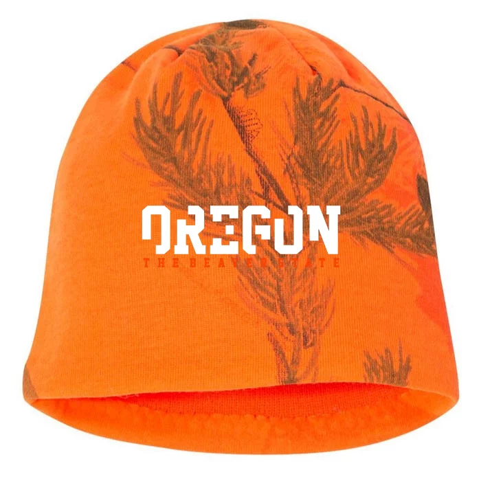 Oregon The Beaver State Cool Logo Kati - Camo Knit Beanie