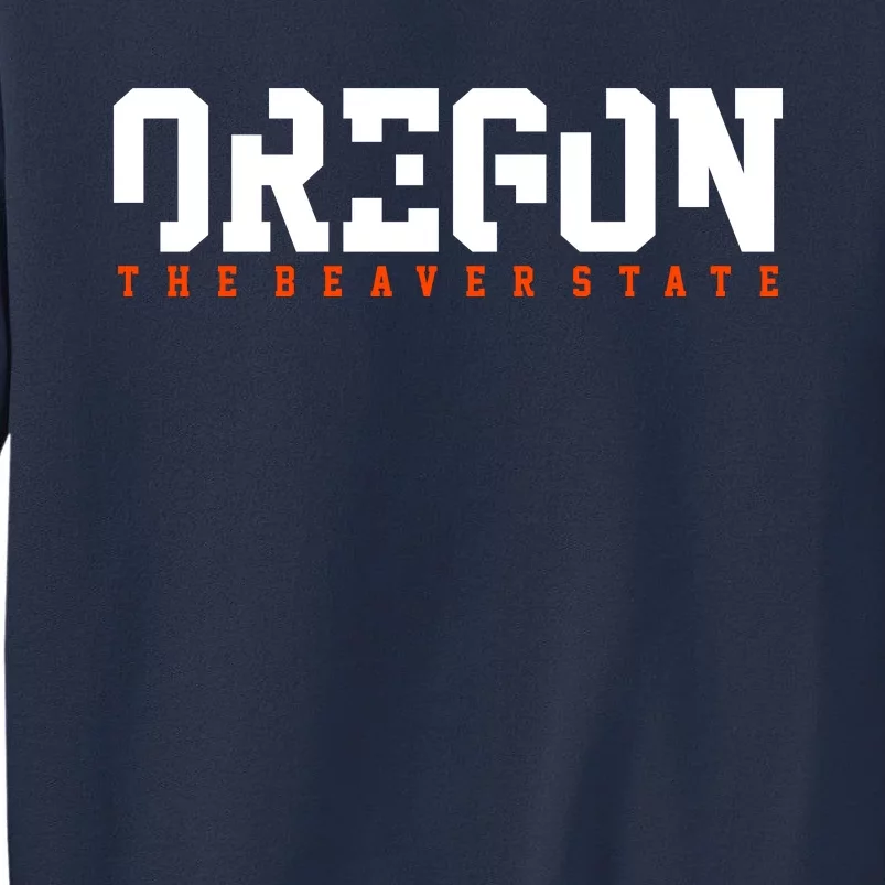 Oregon The Beaver State Cool Logo Sweatshirt