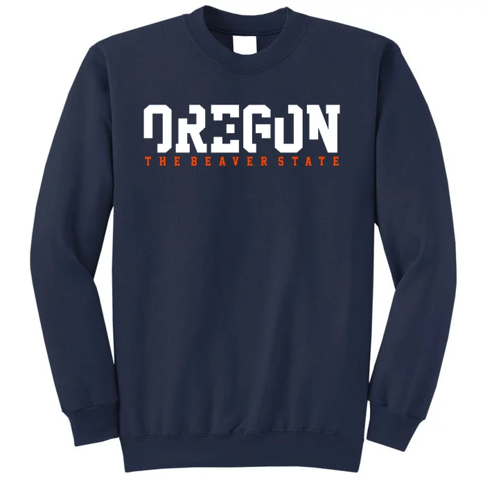 Oregon The Beaver State Cool Logo Sweatshirt