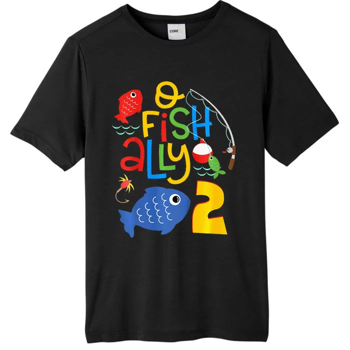 Ofishally Two Birthday Decorations 2 Year Old 2nd Bday ChromaSoft Performance T-Shirt