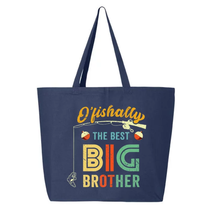 Ofishally The Best Big Brother Cute Fishing 25L Jumbo Tote