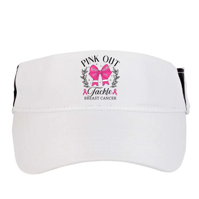 Out Tackle Breast Cancer Awareness Month Adult Drive Performance Visor