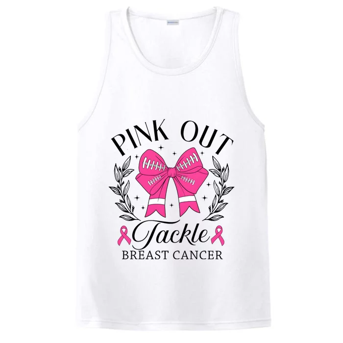 Out Tackle Breast Cancer Awareness Month Performance Tank